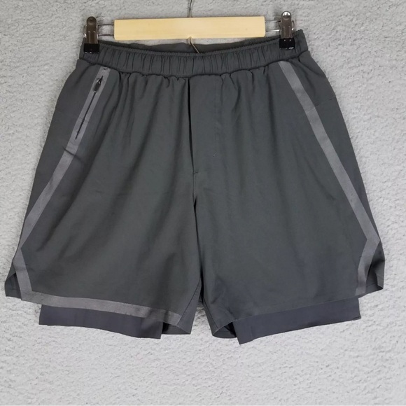 lululemon athletica Other - Lululemon Surge Lined Shorts 6"
Adult Small Gray Running Workout